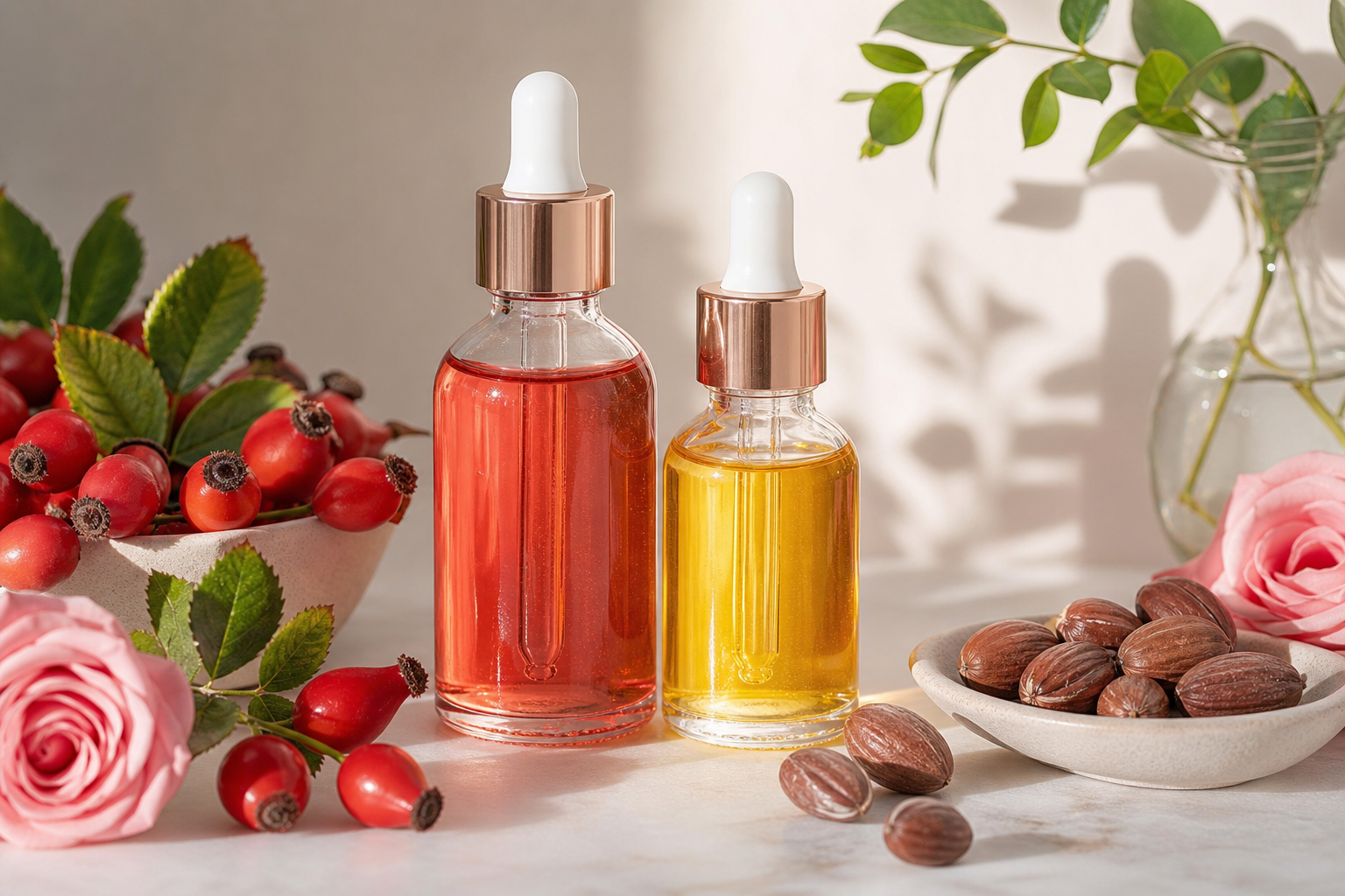 Rosehip Oil & Jojoba: Glow-Up Secrets