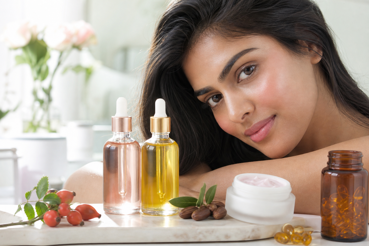 Rosehip Oil & Jojoba Oil for Glowing Skin